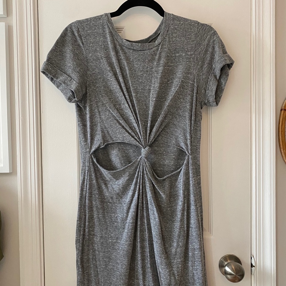 Urban outfitters tshirt knot cutout dress
